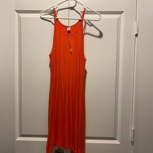 Old Navy Orange/Red Swing Dress